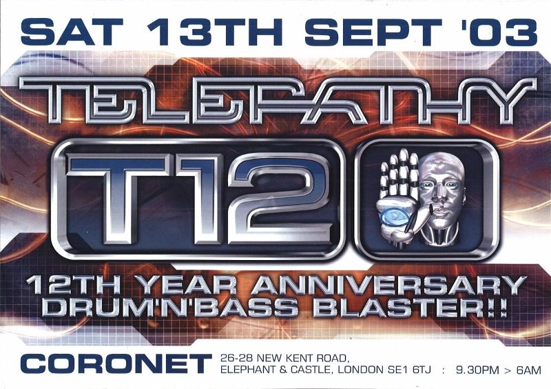 Telepathy 2003 September 12th Year Anniversary Blaster