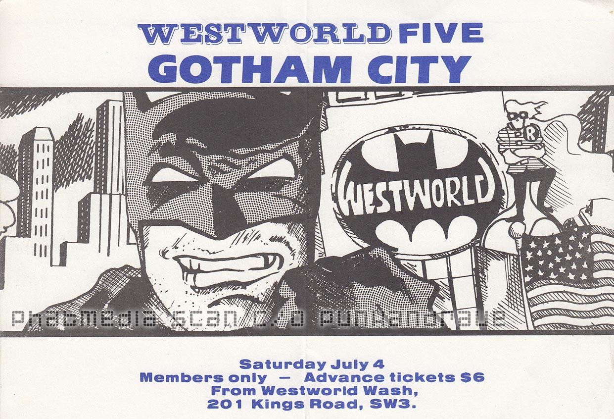 WestWorld 1987 Gotham City 
