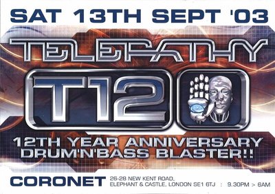 Telepathy 2003 September 12th Year Anniversary Blaster